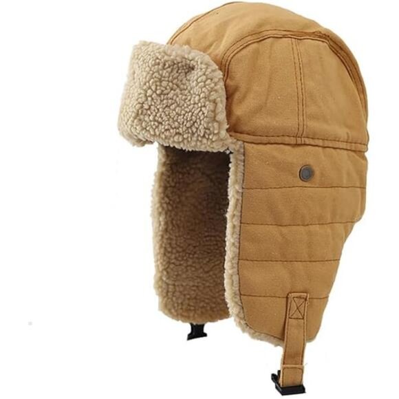 Trapper Warm Russian Trooper Hat Z-khaki - Picture 1 of 2